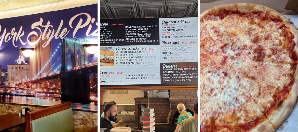 Port Jervis Brick Oven Pizza Menu
