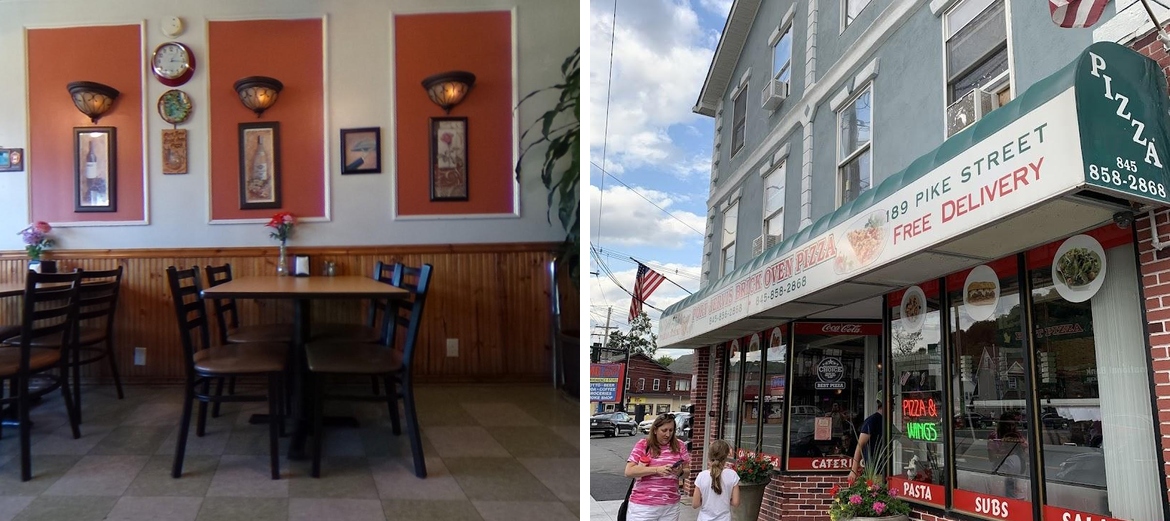 Port Jervis Brick Oven Pizza Menu